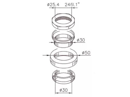 Kormány csapágy szett - Kymco People S 200, Sym Fiddle, Jet 50, Peugeot Tweet