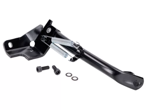 Buzzetti oldalsó állvány fekete Vespa Elettrica 2018, Primavera, Sprint 50, 125, 150 2013-, Primavera, Sprint 50, 125, 150 2013-