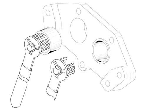 Fék dugattyú eltávolító eszköz Buzzetti professzionális állítható 15-28mm