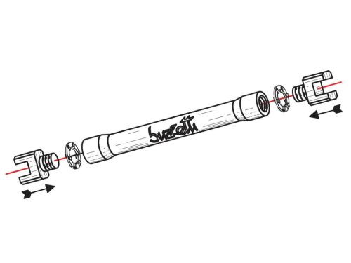 Küllőkulcs / villáskulcs foglalat Buzzetti 5.8mm