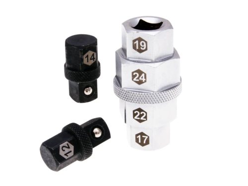 Buzzetti első tengely imbusz / hatlapú anya - 12, 14, 17, 19, 22, 24mm