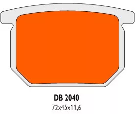 Delta Braking szinter fékbetét DB2040RDN