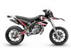 Matrica / matrica készlet fekete-fehér-piros matt Derbi Senda DRD 11-17-hez