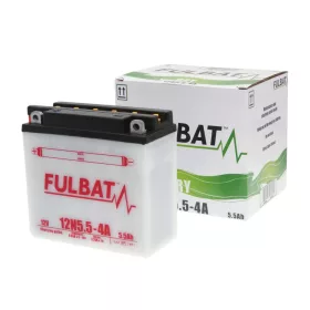 Fulbat 12N5.5-4A DRY száraz akkumulátor + savcsomag