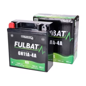   Akkumulátor Fulbat 6N11A-4A 6V 11Ah GEL a Simson S50, S51, SR50, SR80, MZ TS/ ES/ ETS, SR50, SR80, MZ TS/ ES/ ETS akkumulátorokhoz
