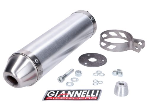 Hátsó hangtompító Giannelli alumínium Yamaha TZR 50 04-15-hez