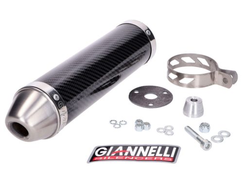 Hátsó hangtompító Giannelli Carbon Yamaha TZR 50 04-15-hez
