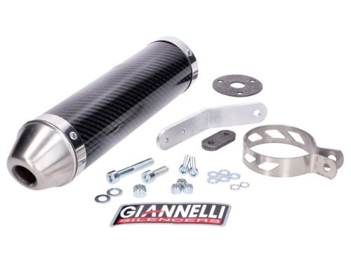 Giannelli Carbon hátsó hangtompító Derbi DRD Edition 50 SM 03-07-hez
