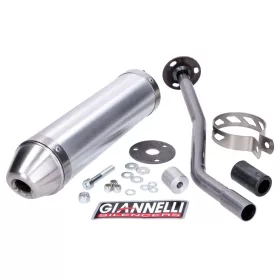   Giannelli alumínium hátsó hangtompító Derbi Senda R 50 99-09, DRD Edition 50 SM 03-07, Derbi Senda R 50 99-09, DRD Edition 50 SM 03-07