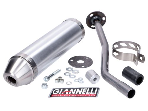 Giannelli alumínium hátsó hangtompító Derbi Senda R 50 99-09, DRD Edition 50 SM 03-07, Derbi Senda R 50 99-09, DRD Edition 50 SM 03-07