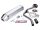 Giannelli alumínium hátsó hangtompító Yamaha DT 50 R 2004, MBK X Limit 50, Yamaha DT 50 R 2004, MBK X Limit 50