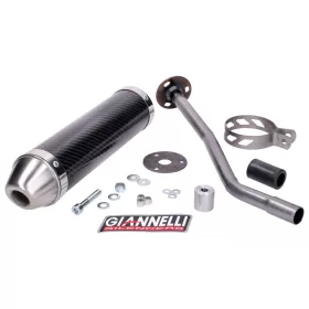   Giannelli Carbon hátsó hangtompító Derbi Senda R 50 99-09, DRD Edition 50 SM 03-07, Derbi Senda R 50 99-09, DRD Edition 50 SM 03-07, Derbi Senda R 50 99-09, DRD 50 SM 03-07