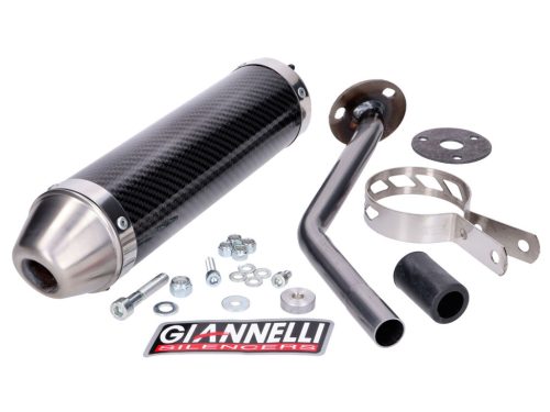 Hátsó hangtompító Giannelli Carbon a Rieju MRX, SMX, RRX 50 02-03-hoz