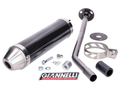 Hátsó hangtompító Giannelli Carbon Aprilia RX, SX 50 2006 (D50B, EBE) számára