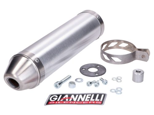 Giannelli alumínium hátsó hangtompító Aprilia RX, SX 50 06-15, Derbi Senda 50 RX, SM Xrace, Xtreme 09-15, Derbi Senda 50 RX, SM Xrace, Xtreme 09-15, Derbi Senda 50 RX, SM Xrace, Xtreme 09-15