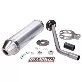   Hátsó hangtompító Giannelli alumínium Beta RR 50 Enduro / Motard 12-16, Enduro 50 Factory 15-16, Beta RR 50 Enduro 50 Enduro 50 Factory 15-16