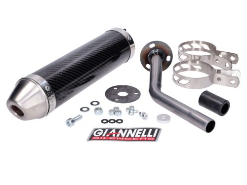 Giannelli Carbon hátsó hangtompító Fantic motorhoz 50ER, 50MR, 50MR