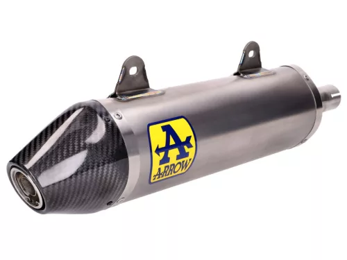 Kipufogórendszer Arrow Thunder az Aprilia SX125, UM DSR EX 125, Malaguti XSM, XTM 125 4T Euro4 2018-2019 modellekre