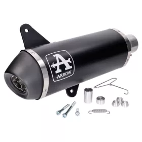   Hátsó hangtompító Arrow Urban Alumínium fekete Vespa GTS 300 4T LC Euro5 2020-hez