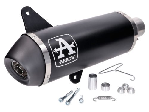 Hátsó hangtompító Arrow Urban Alumínium fekete Vespa GTS 300 4T LC Euro5 2020-hez