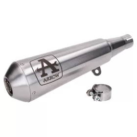   Kipufogórendszer Arrow Pro-Race rozsdamentes acél polírozva Brixton BX, Felsberg 125XC, Sunray Euro4 2019-.