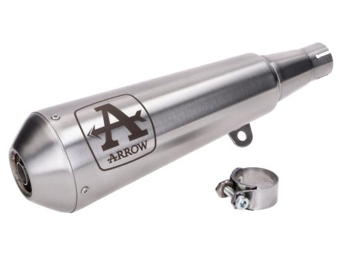 Kipufogórendszer Arrow Pro-Race rozsdamentes acél polírozva Brixton BX, Felsberg 125XC, Sunray Euro4 2019-.
