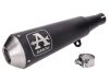 Kipufogórendszer Arrow Pro-Race rozsdamentes acél fekete Brixton BX, Felsberg 125XC, Sunray Euro4 2019-.
