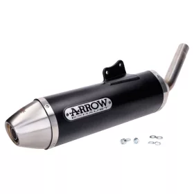   Kipufogórendszer Arrow alumínium fekete a KSR Moto TW 125 SM 4T Euro4 2017-hez.