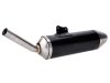Kipufogórendszer Arrow alumínium fekete a KSR Moto TW 125 SM 4T Euro4 2017-hez.