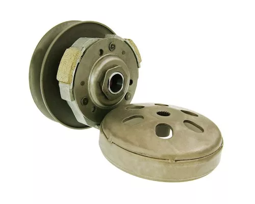 Kuplung, kontrasztrugó és szíjtárcsa szett kuplungharanggal - Honda, Kymco, Malaguti, GY6 125-150cc