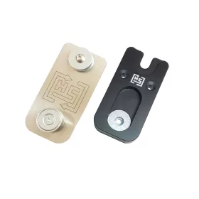 Hot Swop Enduro fekete rendszámtábla tartó készlet