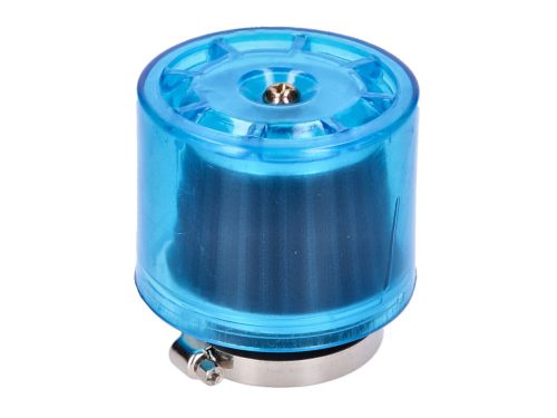 Air-System 38mm egyenes fém légszűrő kék védősapkával