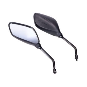   Tükör szett rombikus fekete M8 menetes, jobb oldalsó tükör, bal kezes menetes