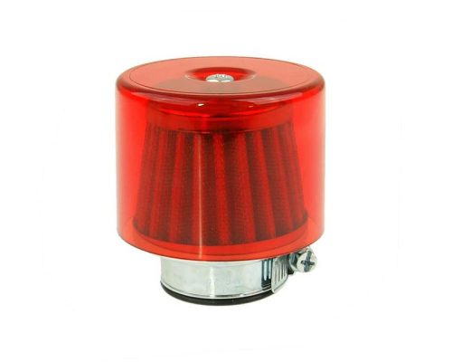 Air-System 35mm egyenes fém légszűrő piros védősapkával