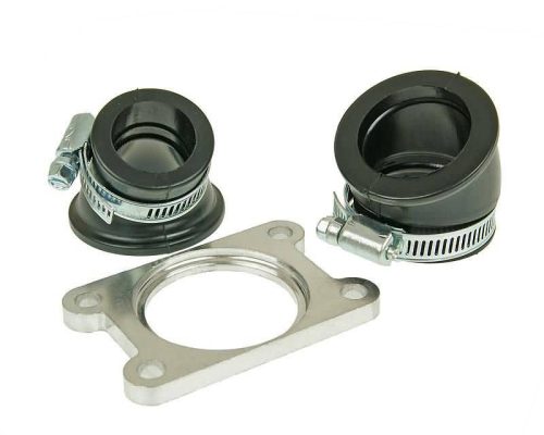 Racing 24/32mm szívócsonk két adapterrel - Minarelli AM, Generic, KSR-Moto, Keeway, Motobi, Ride, CPI, 1E40MA 1E40MB
