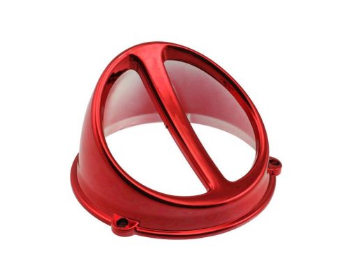 Ventilátor spoiler / légterelő levegő Scoop króm piros - univerzális