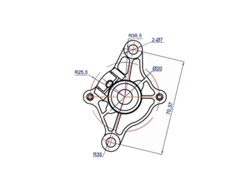 Önindító motor - Kymco/SYM (fekvőhengeres)