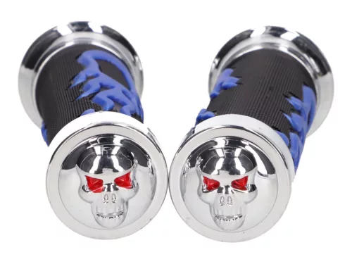 Láng mintás gumi markolat szett - kék