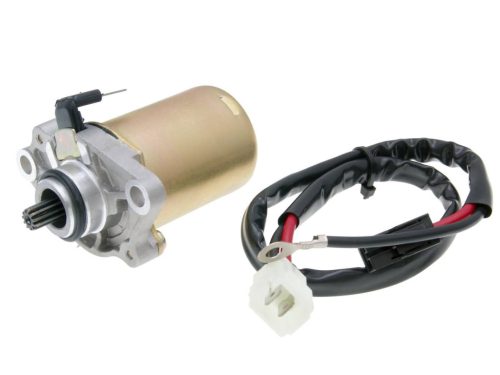 Önindító motor (11 fog) - Piaggio, Gilera, Derbi, Kymco, Aprilia & Peugeot 50cc 2T (2 ütemű)
