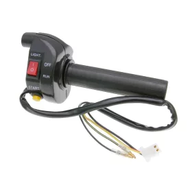 Gázkar cső világítás kapcsolóval és indító gombbal