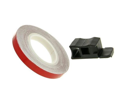 Felni Ragasztószalag / Kerék Csík 7mm - Piros - 600cm