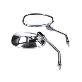 Tükörkészlet M8 krómozott ovális