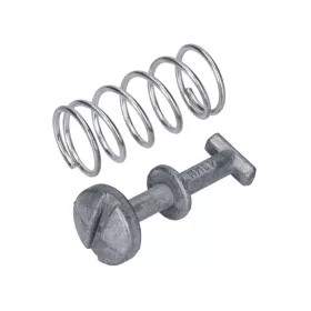   43mm-es csavar a burkolathoz, rugóval Piaggio, Vespa Ciao, Bravo, SI modellekhez