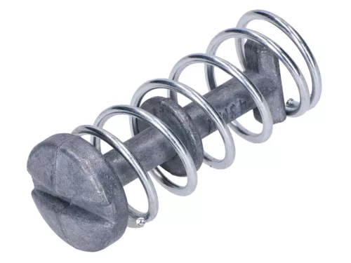 43mm-es csavar a burkolathoz, rugóval Piaggio, Vespa Ciao, Bravo, SI modellekhez