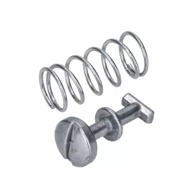   37mm-es csavar a burkolathoz, rugóval, Piaggio, Vespa Ciao, Bravo, SI modellekhez