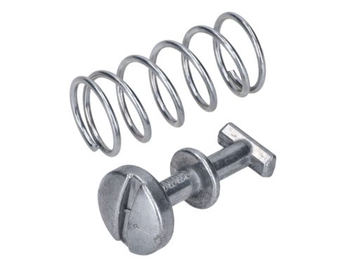 37mm-es csavar a burkolathoz, rugóval, Piaggio, Vespa Ciao, Bravo, SI modellekhez