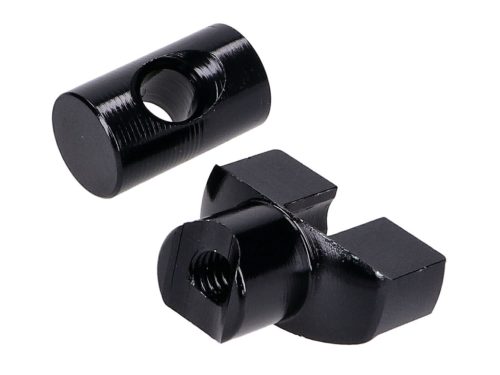 Fékkábel állítókészlet M6 alumínium fekete - univerzális