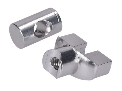 Fékkábel-beállító készlet M6 alumínium ezüst - univerzális