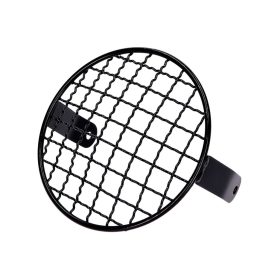 Lámpa rács kerek fekete univerzális mopedhez