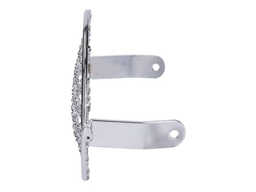 Lámpa rács kerek króm univerzális mopedhez